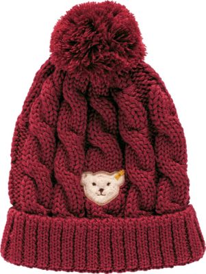 Bommelm�tze rot Gr. 53 M�dchen Kleinkinder