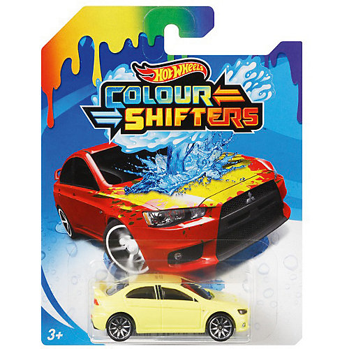 Машинка Hot Wheels "Color Shifters" меняющая цвет Mitsubishi Lancer Evolution от Mattel