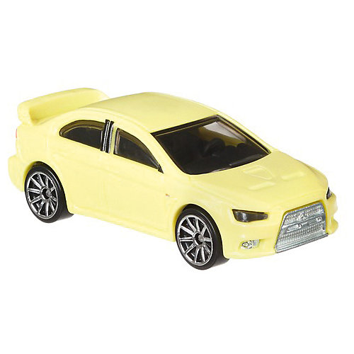 Машинка Hot Wheels "Color Shifters" меняющая цвет Mitsubishi Lancer Evolution от Mattel
