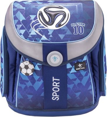 Schulranzenset Missy/Mister Player, 4-tlg. blau