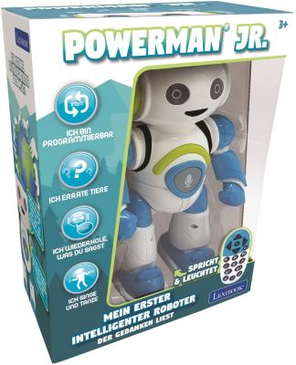 Lexibook ROB15DE Powerman Lernroboter Spielzeug für Kinder Tanzen Spielen Musik