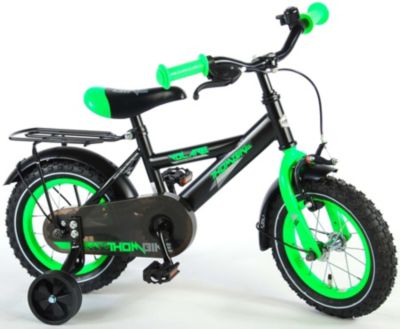 Thombike Kinderfahrrad Jungen 12 Zoll Schwarz / Grün