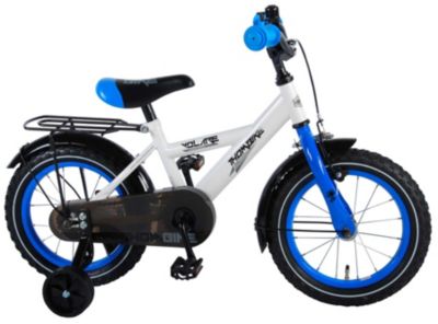 Thombike Kinderfahrrad - Jungen - 14 Zoll - Weiß Blau - 95% montiert