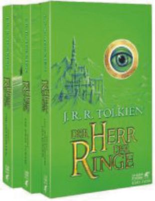 Buch - Der Herr der Ringe, 3 Bände (Grüne Ausgabe)