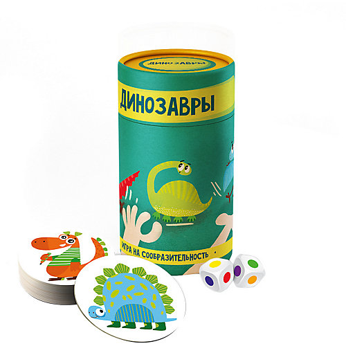 Настольная игра Dodo "Динозавры", в тубусе от Dodo