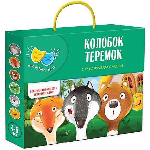 Игровой набор Vladi Toys "Сказка-спектакль: Колобок, Теремок" от Vladi Toys