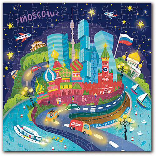 Пазл Dodo "Москва", 120 деталей от Dodo