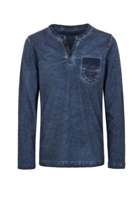 Million X Kids Jungen LA-Shirt uni T-Shirts wei� Gr. 128 Jungen Kinder