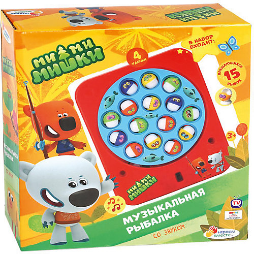 Игровой нобор Играем вместе Ми-ми-мишки "Рыбалка", звук от Играем вместе
