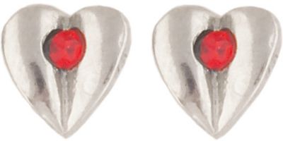 Kinder Ohrstecker Herz silber