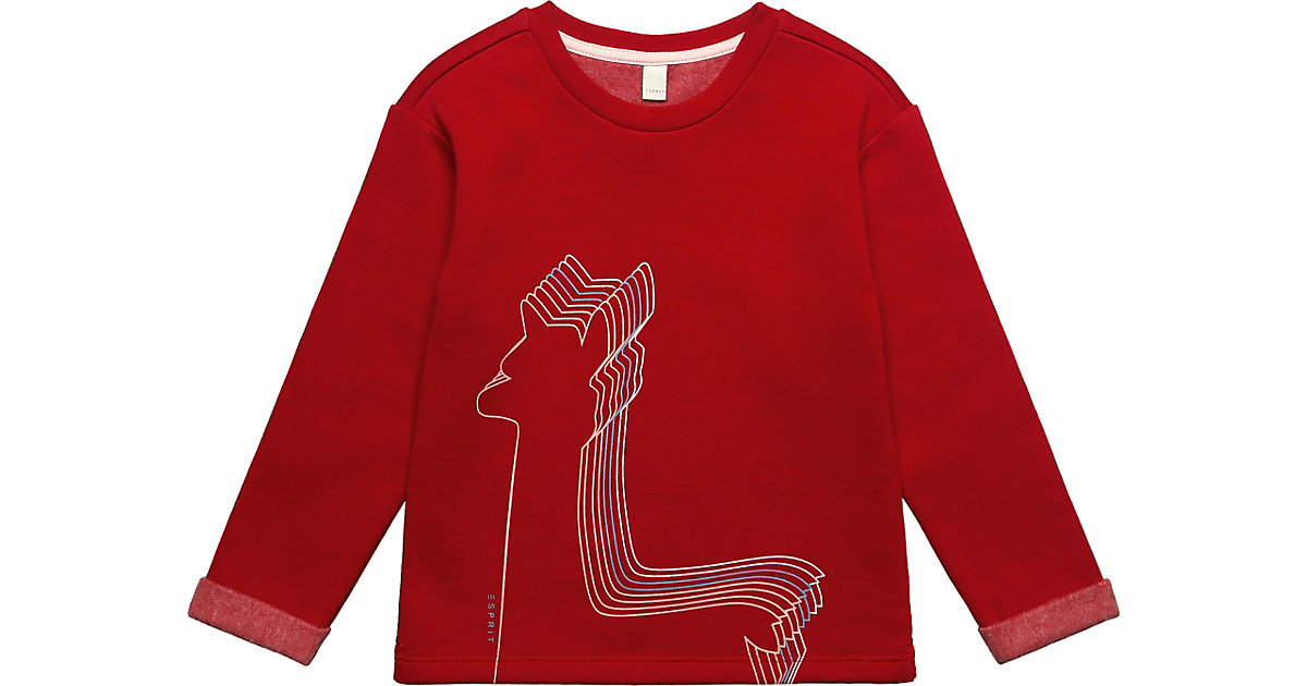 Sweatshirt , Lama rot Gr. 92/98 Mädchen Kleinkinder
