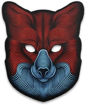 Cветовая маска GeekMask "Fox", со звуком