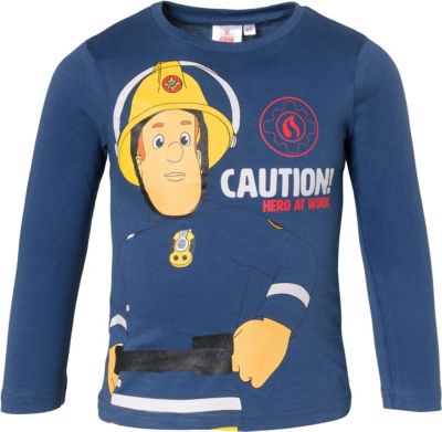 Feuerwehrmann Sam Langarmshirt Shirt Jungen
