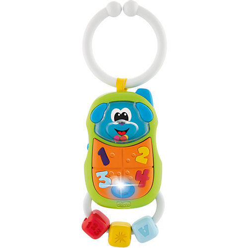 Игрушка-погремушка Chicco "Телефончик" (свет, звук) от CHICCO