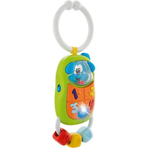 Игрушка-погремушка Chicco "Телефончик" (свет, звук) от CHICCO