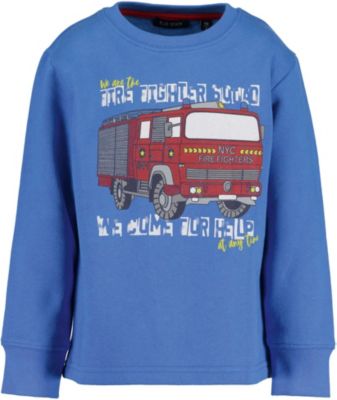 Langarmshirt blau Gr. 104 Jungen Kleinkinder