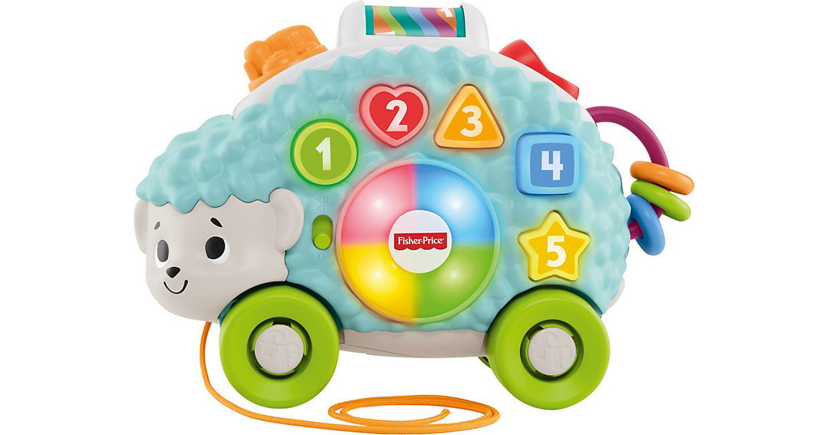 Babyspielzeug: Mattel Fisher-Price BlinkiLinkis Igel, Baby-Spielzeug, Lernspielzeug, Nachziehtier