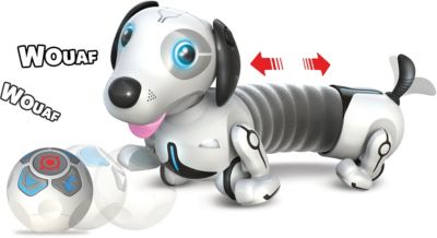 Roboter-Hund mit Licht & Sound fernsteuerbar Spielzeug YCOO Junior Robo Dackel 