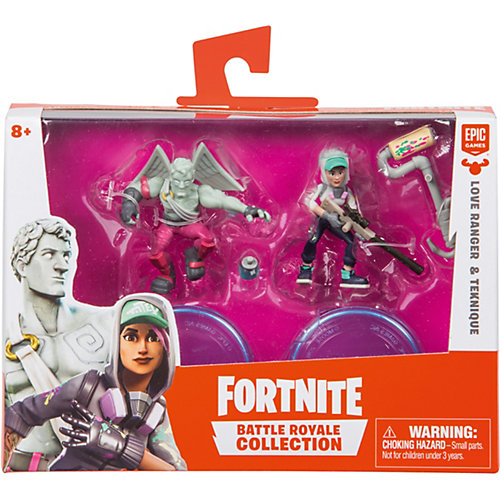 Игровой набор Moose Fortnite Teknique & Love Range, 2 фигурки с аксессуарами от Moose