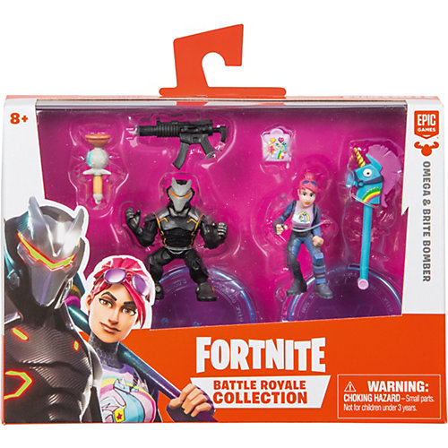 Игровой набор Moose Fortnite Омега и Бомбистка-идеалистка, 2 фигурки с аксессуарами от Moose