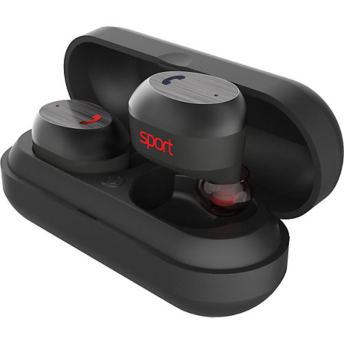 Наушники Elari NanoPods Sport, черные