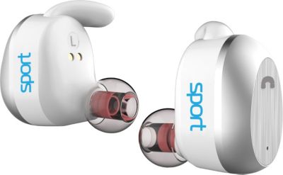 Наушники Elari NanoPods Sport, белые