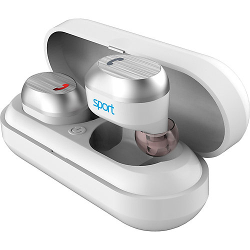 Наушники Elari NanoPods Sport, белые