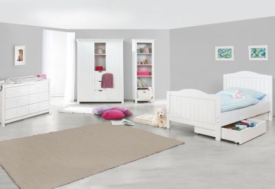 Jugendzimmer Nina, 3-tlg. wei