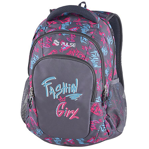 Рюкзак Pulse Teens Fashion girl, серый - разноцветный от Pulse