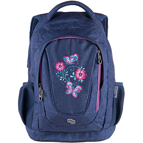 Рюкзак Pulse Music Jeans flower, синий - синий от Pulse