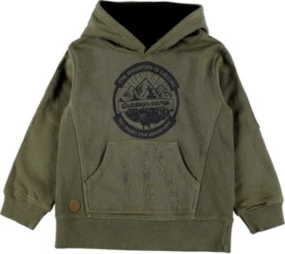 Kapuzensweatshirt khaki Gr. 140 Jungen Kinder