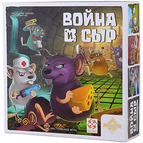 Настольная игра Стиль жизни "Война и сыр" от Стиль жизни