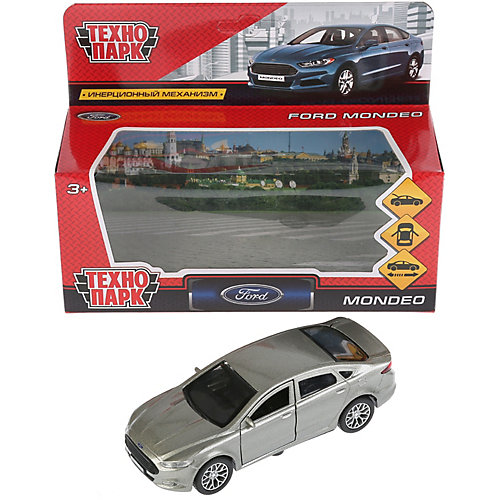 Машинка "Технопарк" Ford Mondeo, инерционная, 12 см, серая от ТЕХНОПАРК