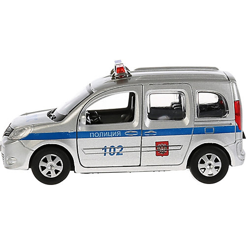 Машинка Технопарк "Renault Kangoo полиция", инерционная, 12 см от ТЕХНОПАРК