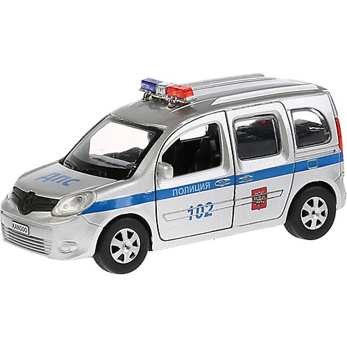 Машинка Технопарк "Renault Kangoo полиция", инерционная, 12 см от ТЕХНОПАРК