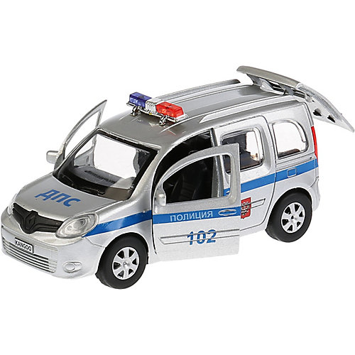 Машинка Технопарк "Renault Kangoo полиция", инерционная, 12 см от ТЕХНОПАРК
