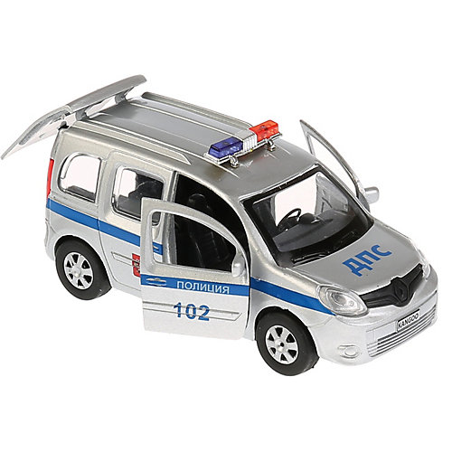 Машинка Технопарк "Renault Kangoo полиция", инерционная, 12 см от ТЕХНОПАРК