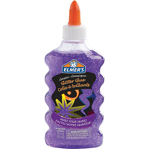 Клей для слаймов Elmer's, с фиолетовыми блестками, 177 мл от Elmer's