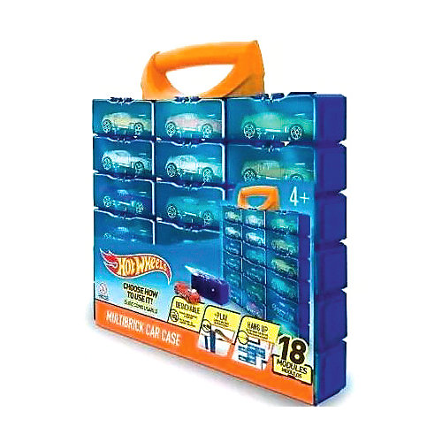Портативный кейс- конструктор Hot Wheels для 8 машинок