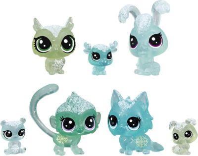 Набор фигурок Littlest Pet Shop "Холодное царство", 7 бирюзовых петов