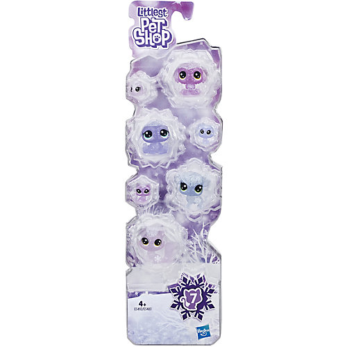 Набор фигурок Littlest Pet Shop "Холодное царство", 7 лиловых петов от Hasbro