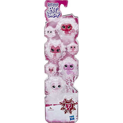 Набор фигурок Littlest Pet Shop "Холодное царство", 7 розовых петов от Hasbro