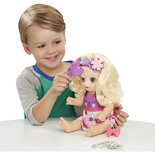 Интерактивная кукла Baby Alive "Малышка у парикмахера" от Hasbro
