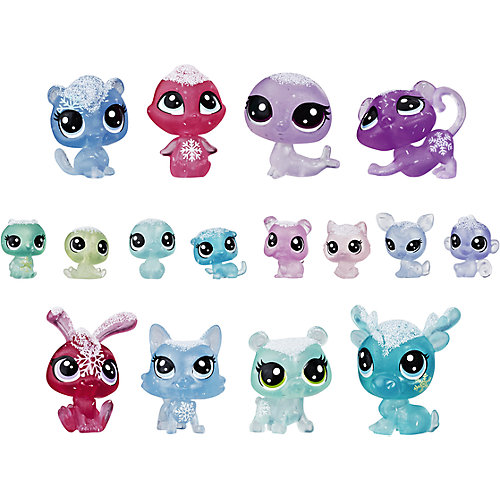 Набор фигурок Littlest Pet Shop "Холодное царство", 16 петов от Hasbro