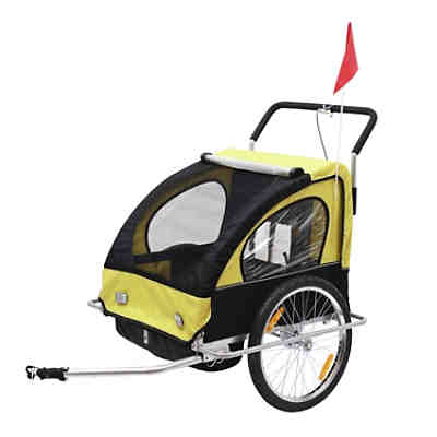 2 In1 Kinderfahrradanhanger Jogger Anhanger Fahrradanhanger Kinder Radanhanger Homcom Mytoys