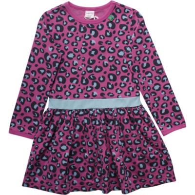 Langarmkleid lila Gr. 116 Mdchen Kinder