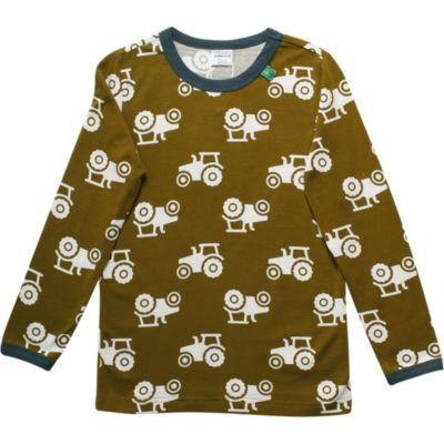 Longsleeve oliv Gr. 134 Jungen Kinder