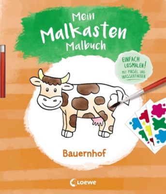 Buch - Mein Malkasten-Malbuch: Bauernhof