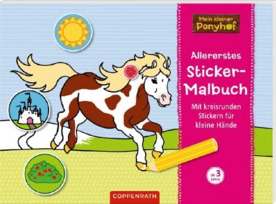 Buch - Mein kleiner Ponyhof: Allererstes Sticker-Malbuch