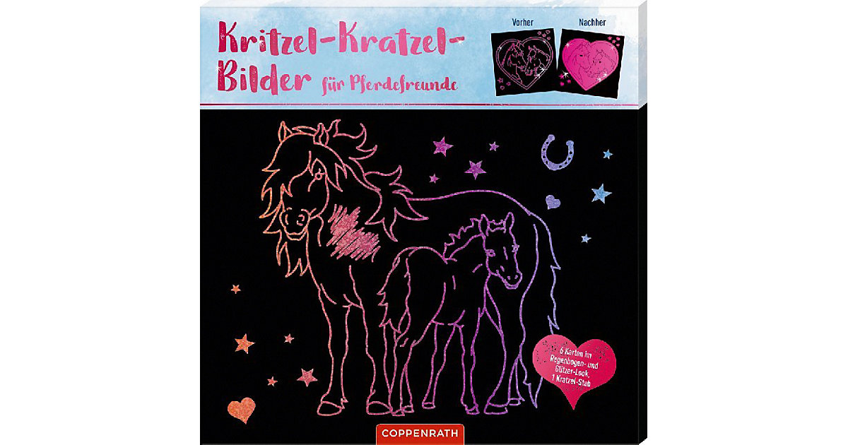 Buch - Kritzel-Kratzel-Bilder Pferdefreunde Kinder